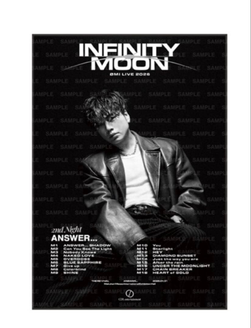 ØMI INFINITY MOON Fabric Poster 3種セット