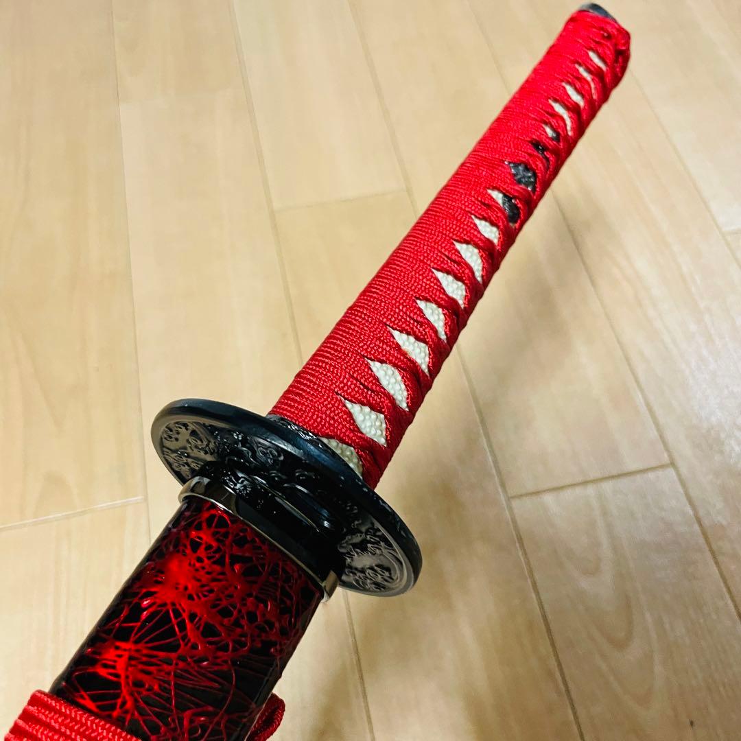 模造刀 日本刀　赤　赤雲 美術刀 刀 楽天市場】模造刀 美術刀 赤雲・大刀-akakumo- コスプレのグッズとして