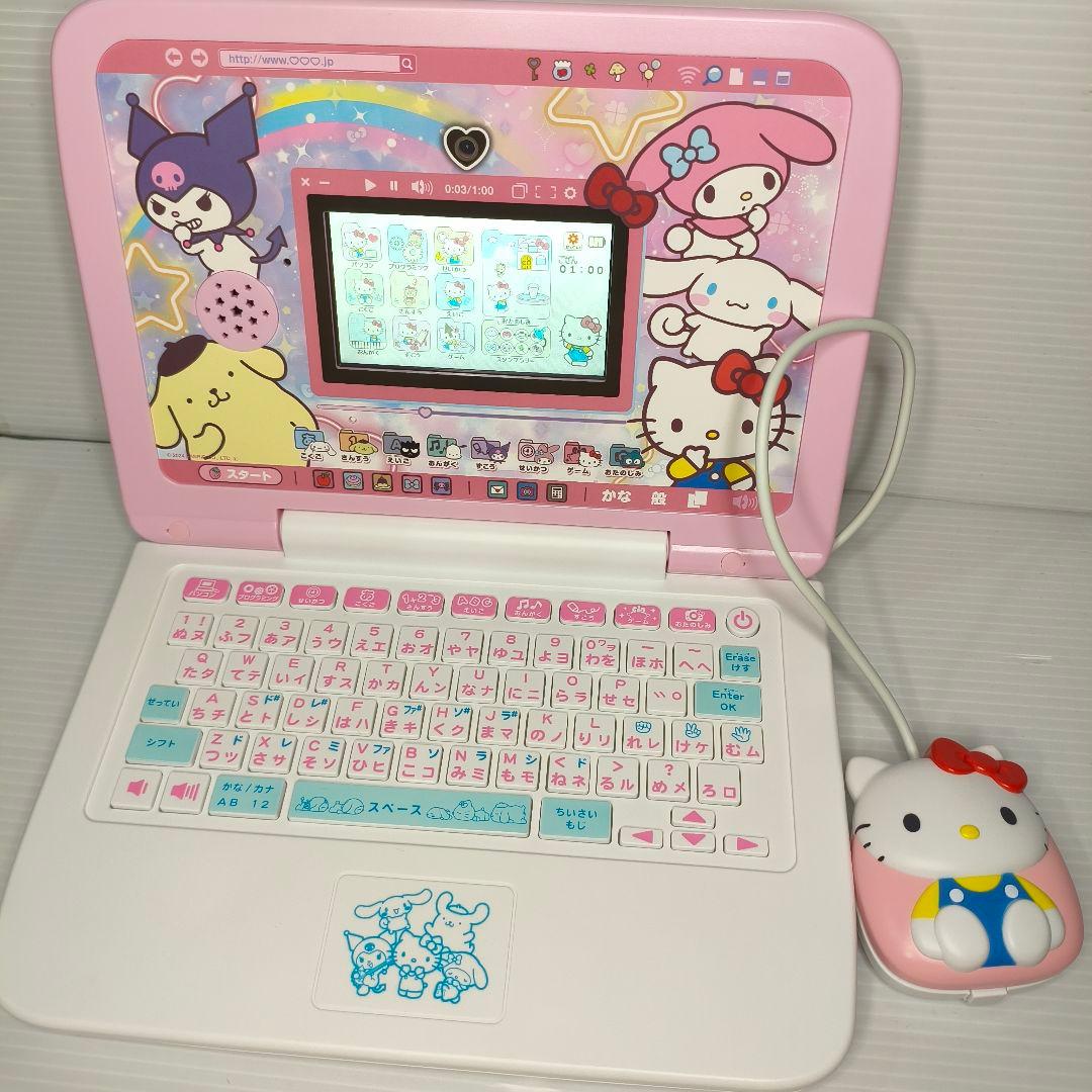 極美品✨カメラでkawaii マウスできせかえ！サンリオキャラクターズパソコン