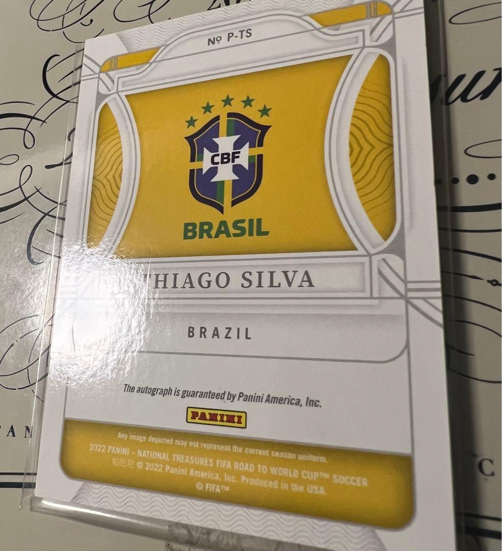 チアゴ シウバ Panini National Treasures 直筆サイン - メルカリ