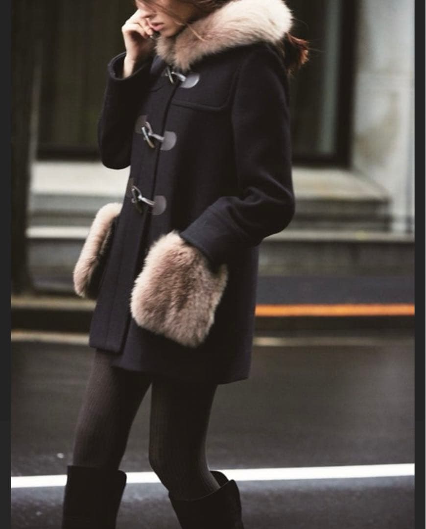 Rirandture】雑誌掲載品！リランドチュール ファー付きダッフルコート