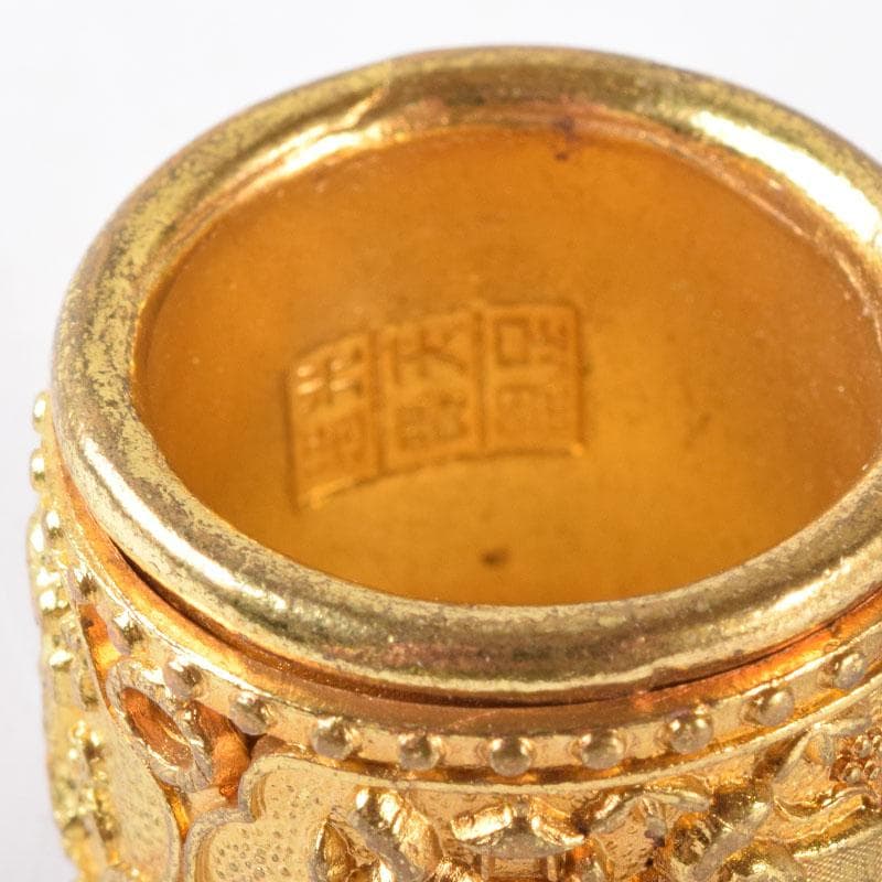 中国 光緒天宝足銀 山水人物彫 板指 N 7475 - メルカリ