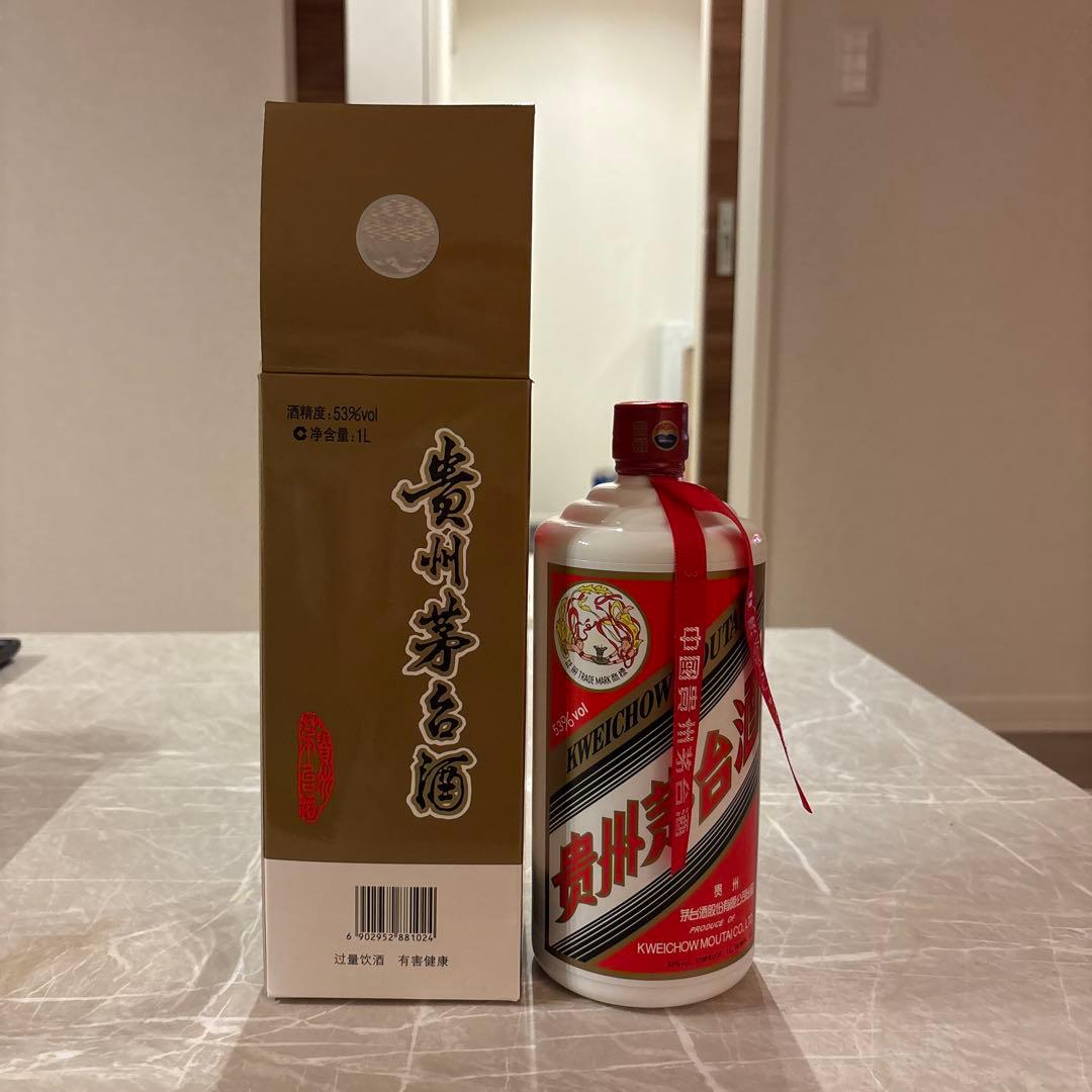 【高級酒、元値10万】茅台酒 焼酎 1リットル　1ML 2024年 高級酒、元値10万】茅台酒 焼酎 1リットル 1ML 2024年