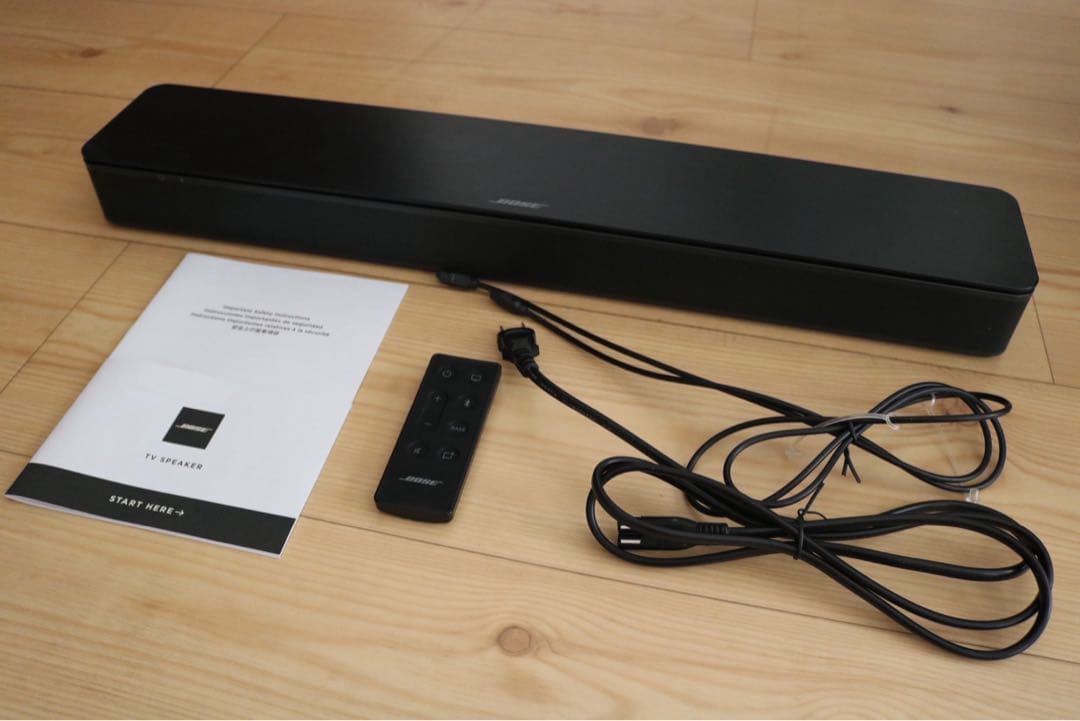 【美品】BOSE TV Speaker サウンドバー コンパクトスピーカー ボーズ、3.3万円のコンパクトなサウンドバー「Bose TV Speaker」 - AV