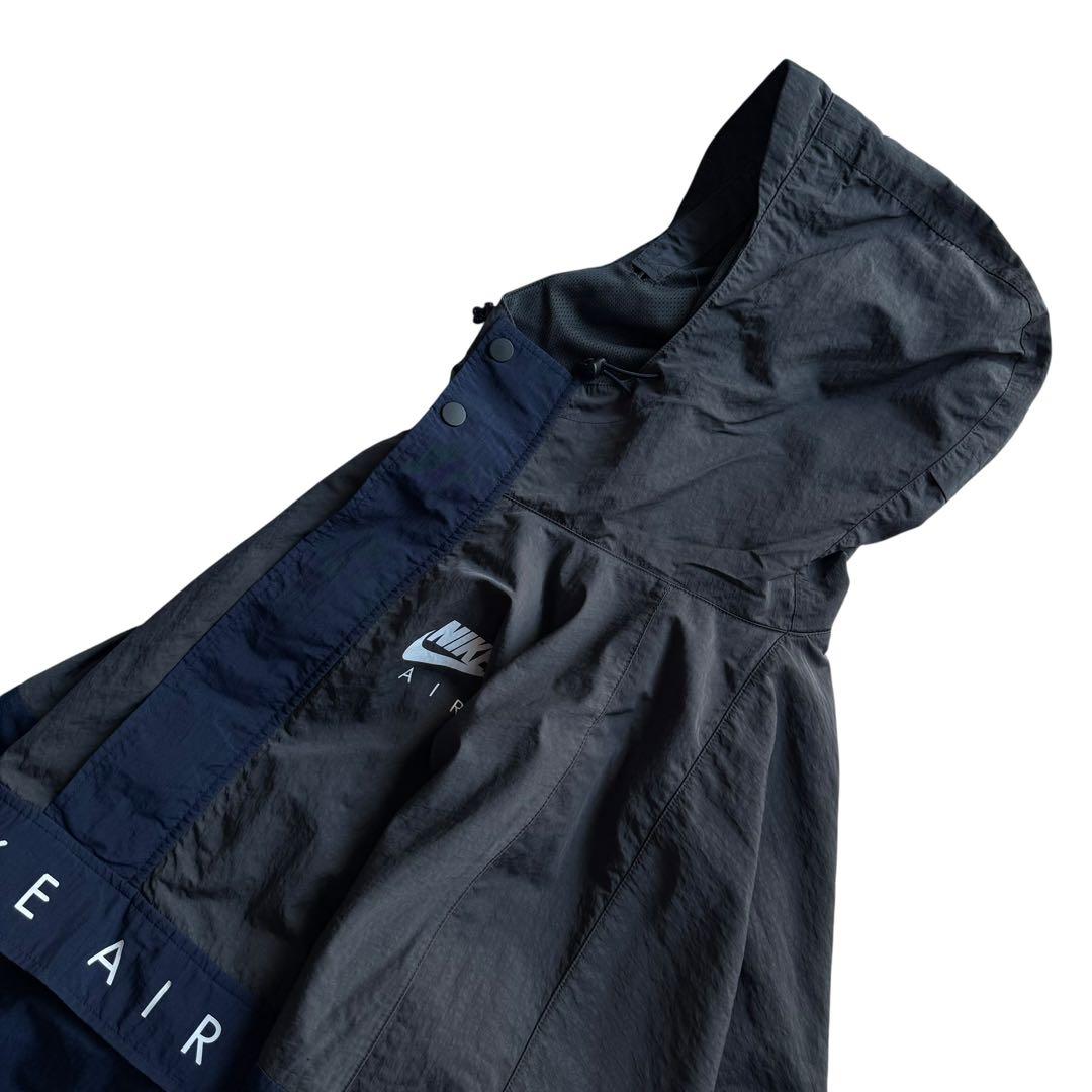 ナイキ ナイロンジャケット アノラックパーカ ストリート系 ネイビー