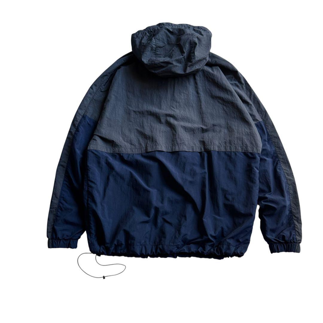 ナイキ ナイロンジャケット アノラックパーカ ストリート系 ネイビー