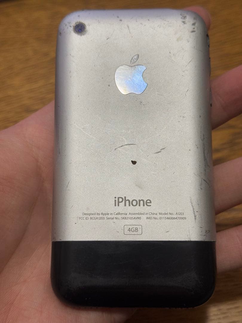 Apple iPhone 2G 4GB ジャンク 初代iPhone A1203 - メルカリ