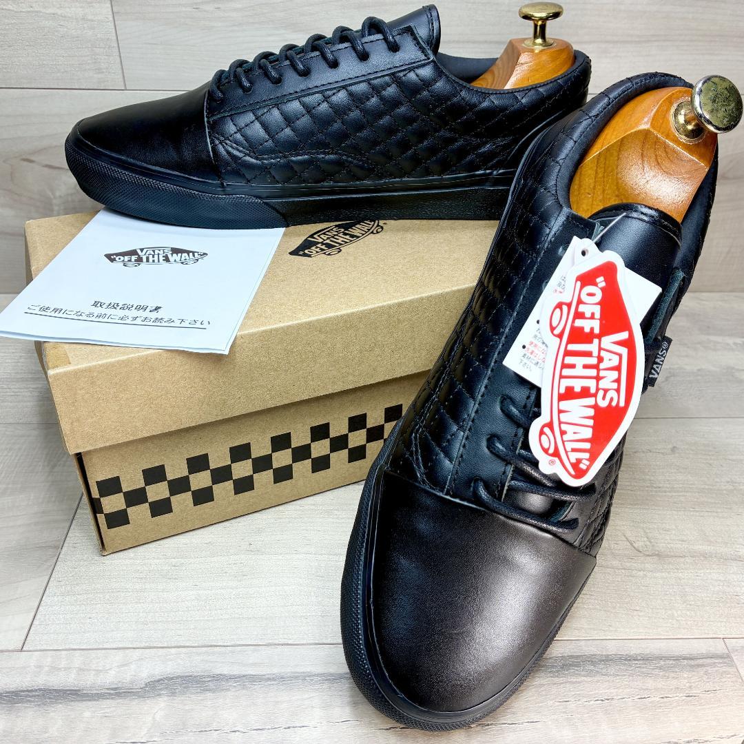 新品未使用 VANS バンズ オールドスクール レザースニーカー 26.5cm