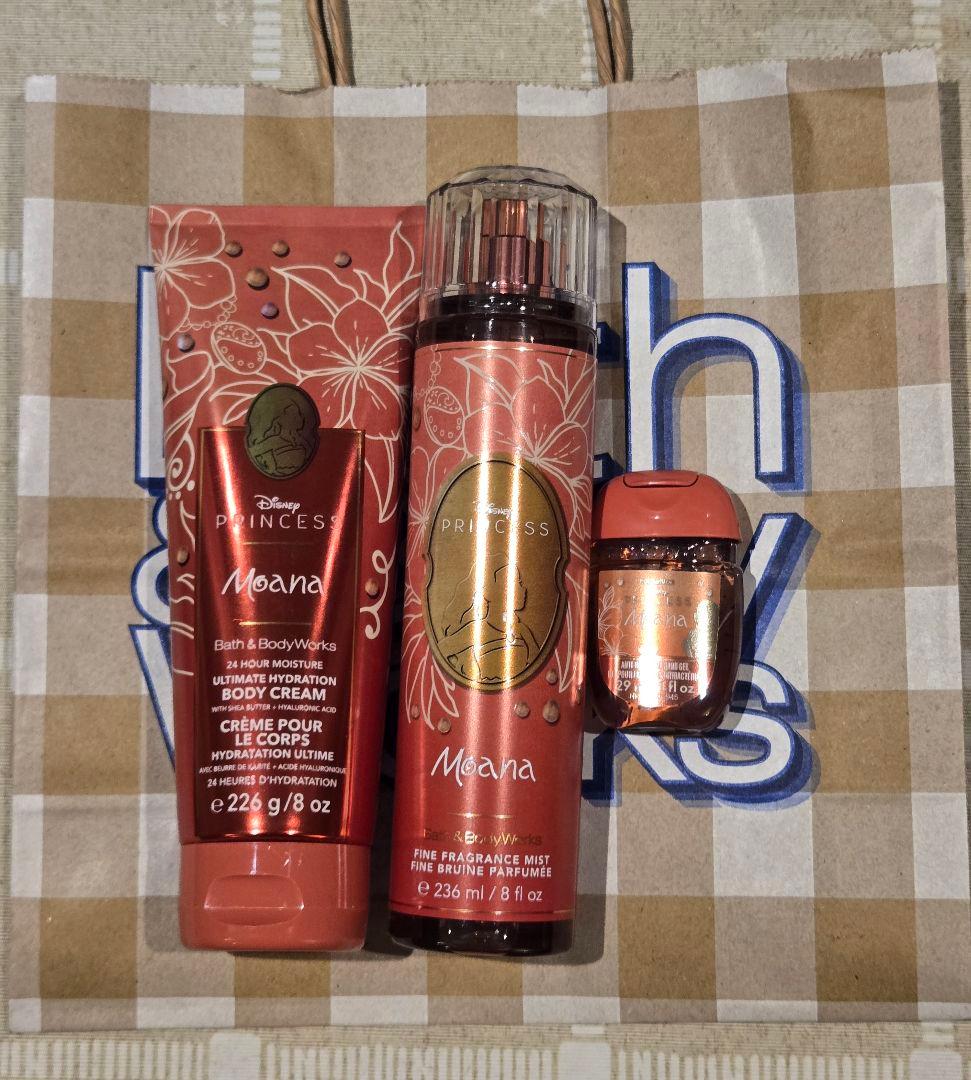 即完売Bath&Bodyバスボディ★Disney Moana3個セット Bath＆Body Works バス&ボディワークス サウザンドウィッシュ ボディ