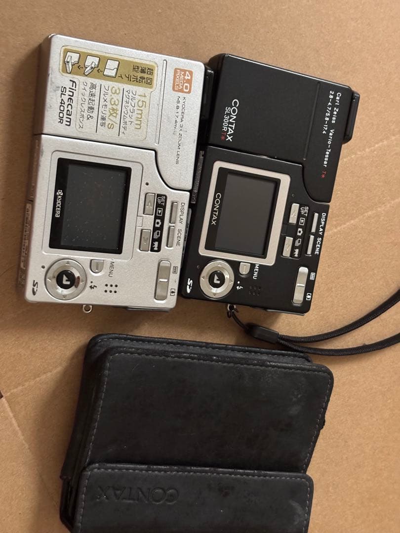 京セラ デジタルカメラ SL300R とSL400R中古品 動作未確認 Yahoo!オークション -「finecam sl300r」の落札相場・落札価格