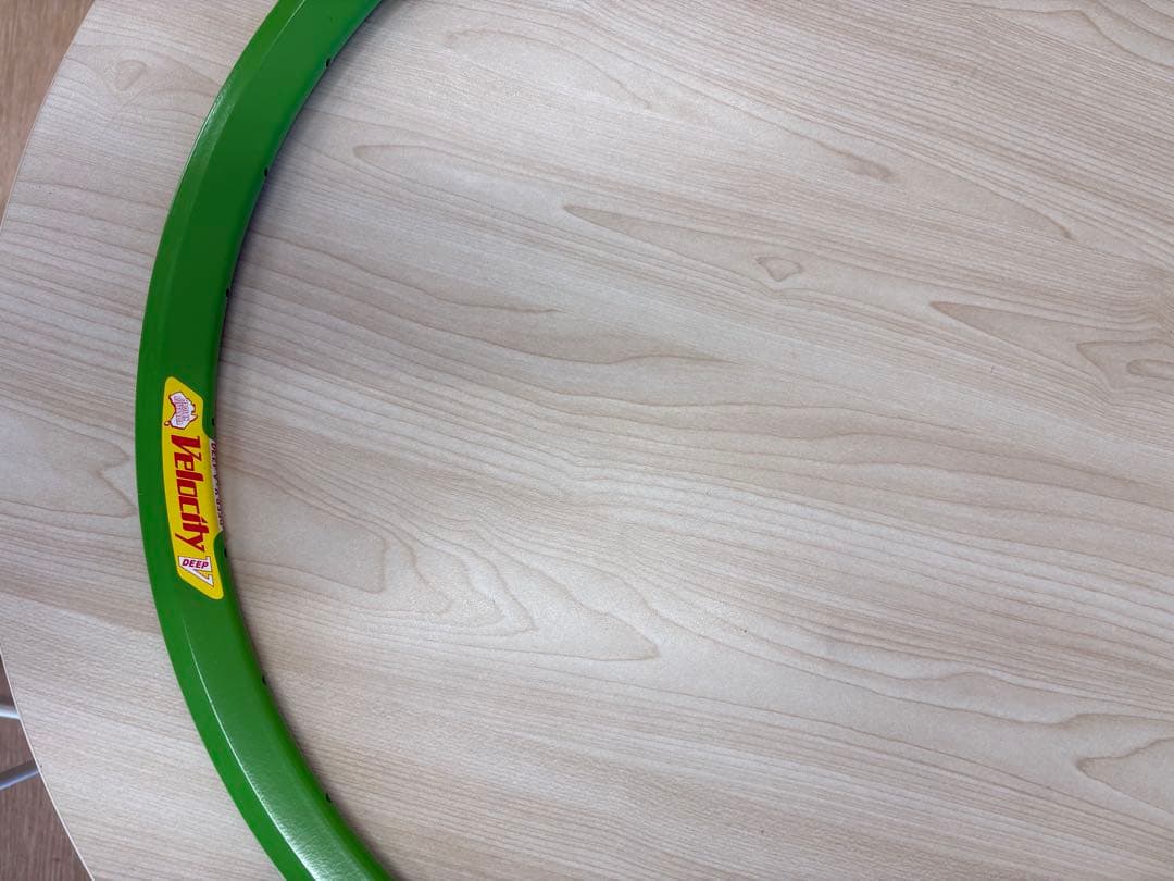 Velocity DEEP V 700C 32穴 緑色 リム - メルカリ