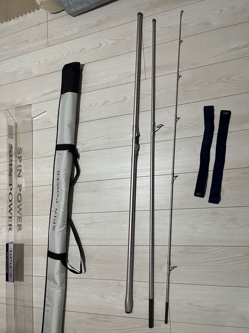 スピンパワー385CX シマノ スピンパワー 385CX /P467Y 投げ竿 極上美品 : 釣king - 通販