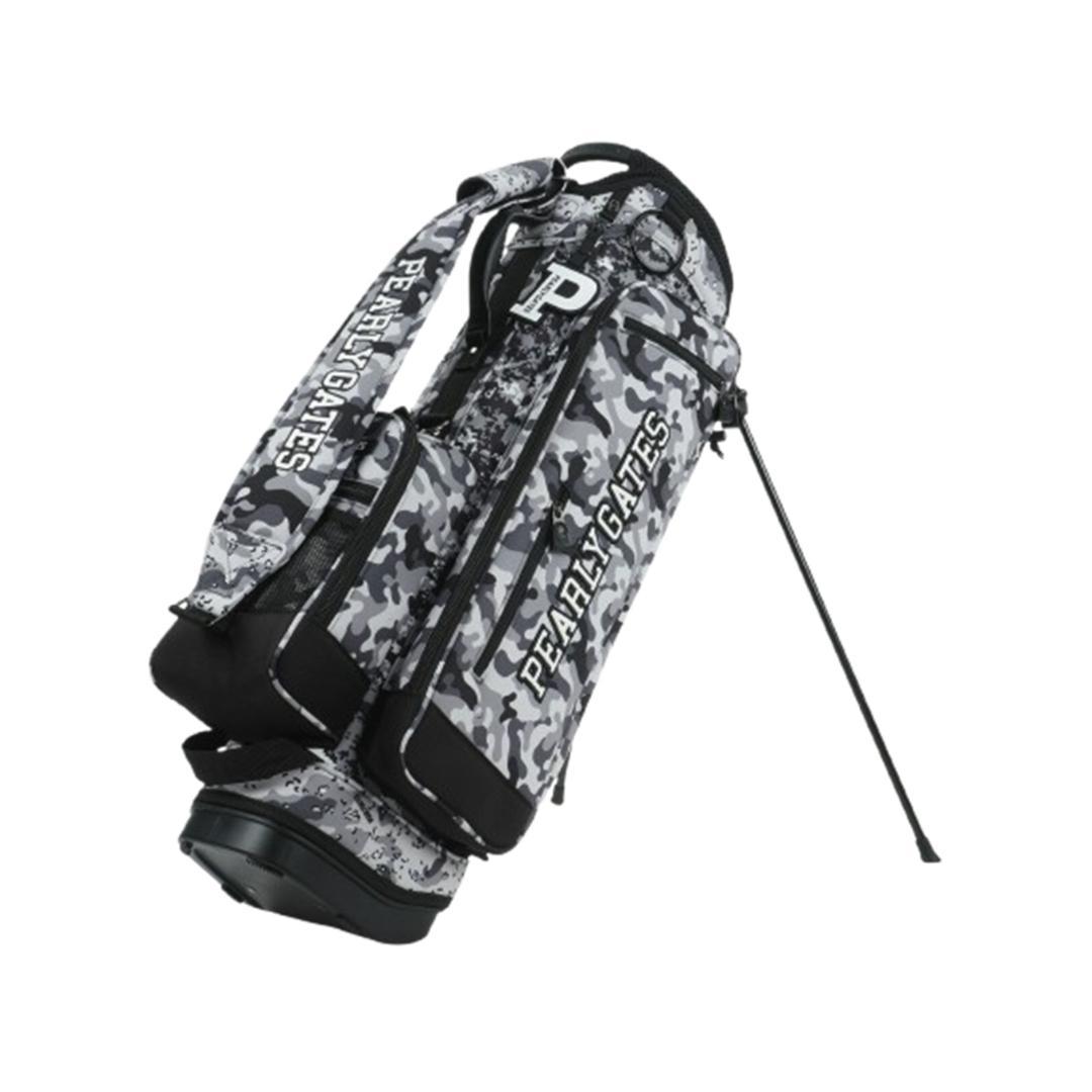 ○☆新品 未使用 パーリーゲイツ 迷彩柄 スタンド式キャディバッグ