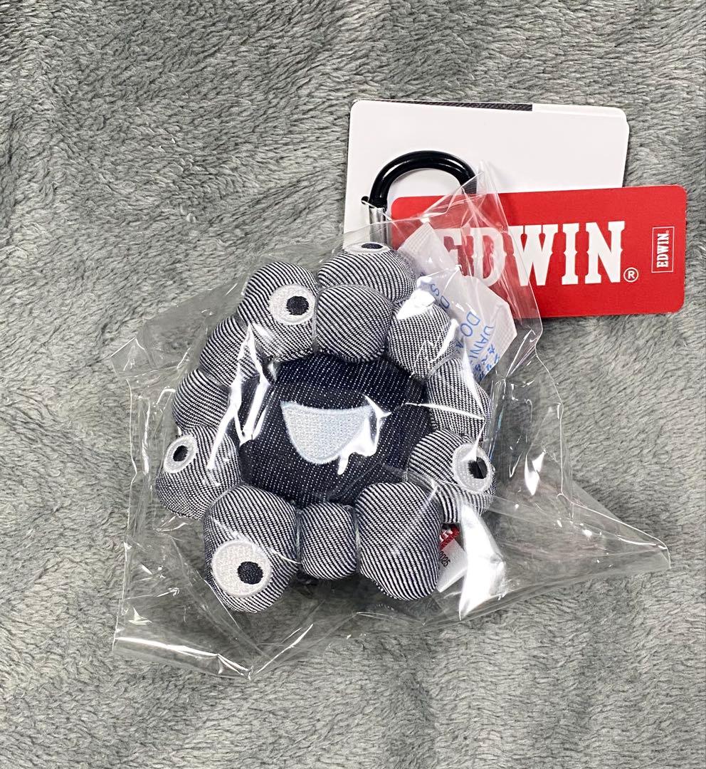 ミャクミャク EDWIN キーホルダー マスコット エドウィンコラボ 黒
