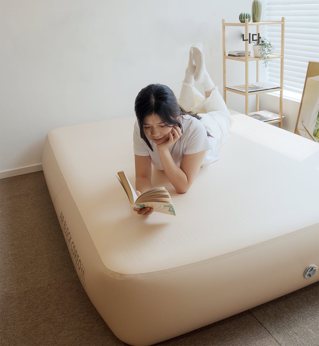 coody エアベッド AIR BLOCK シングルサイズ 2セット ベージュ coody