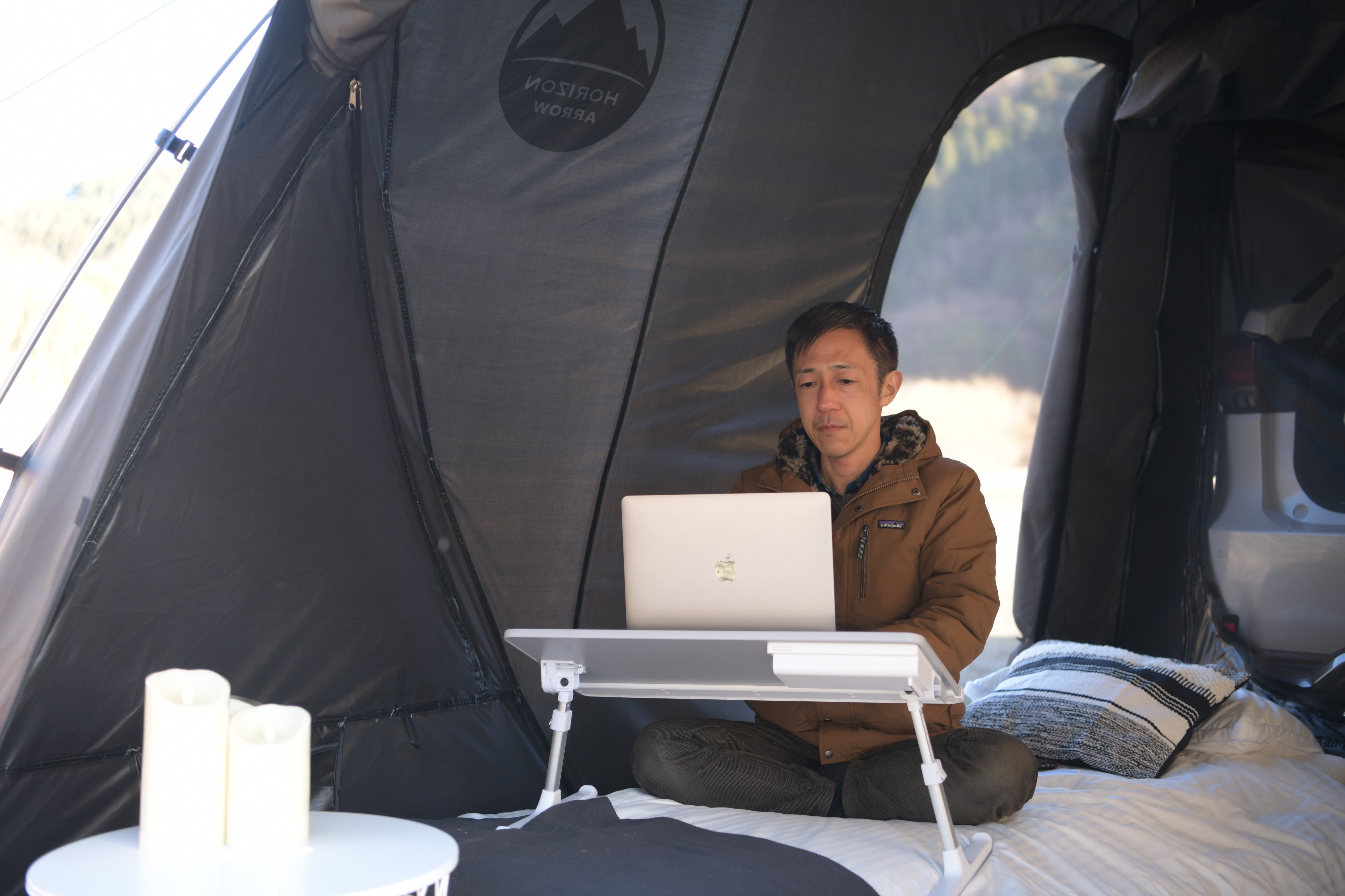 車中泊! 車に連結できるテント(カーレックス）アウトドアで快適な