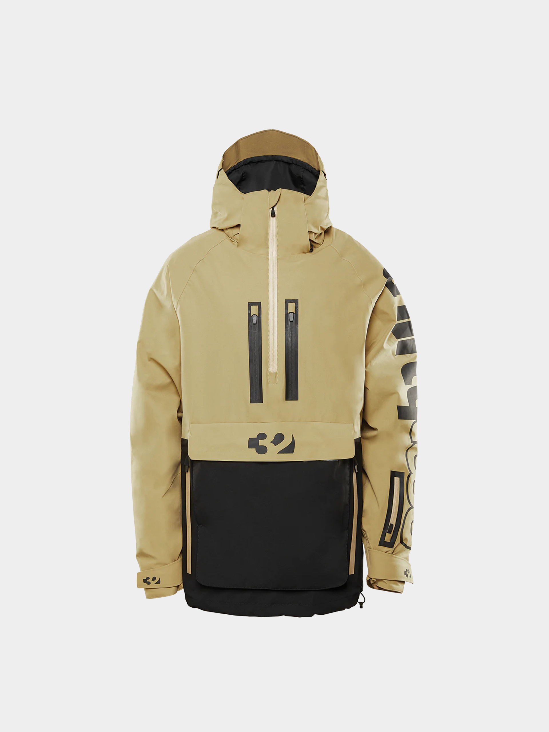 ThirtyTwo Light Anorak Snowboard jacket - beige (black/tan)