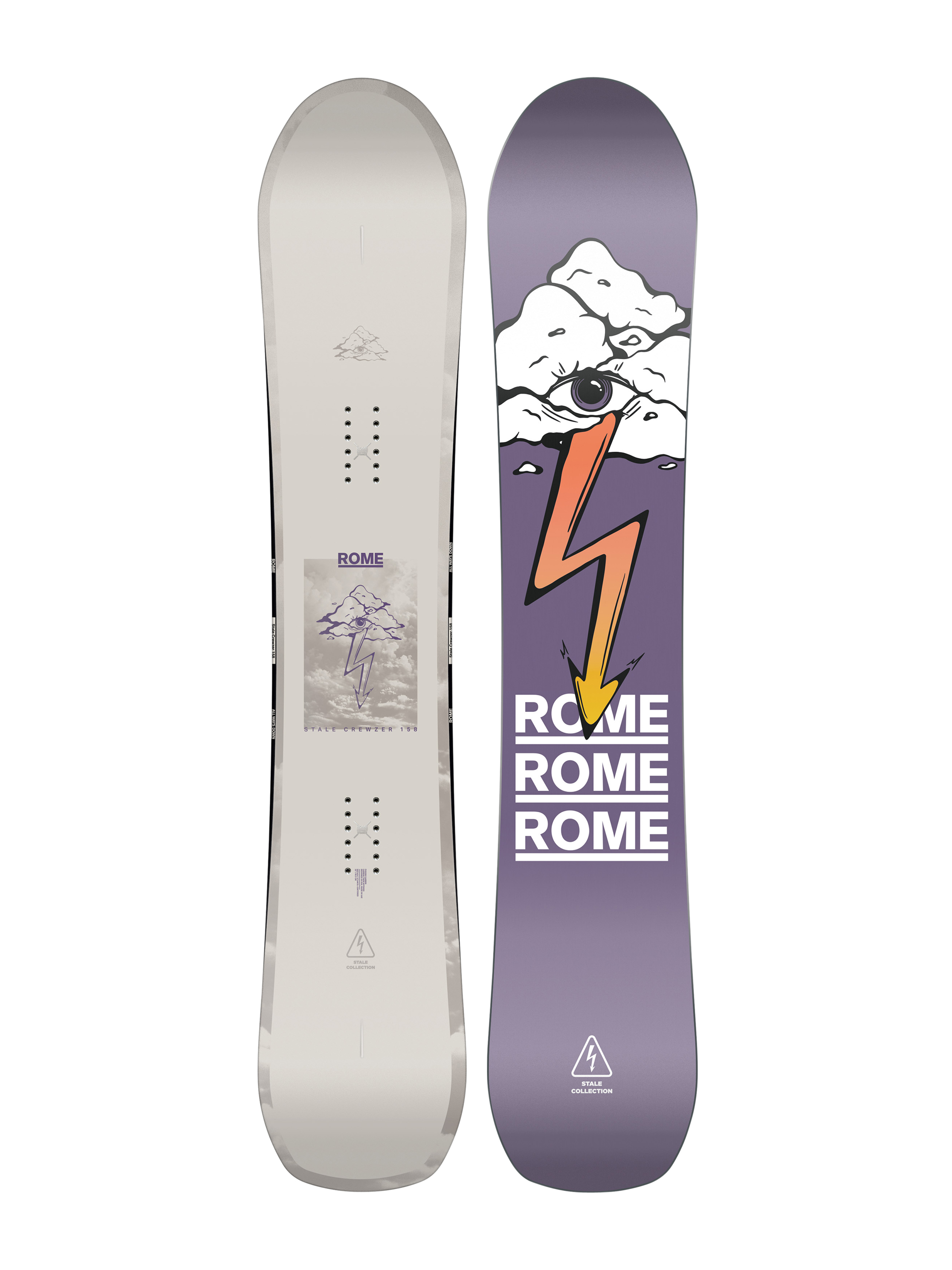 Rome Snowboard Stale Crewzer - grey