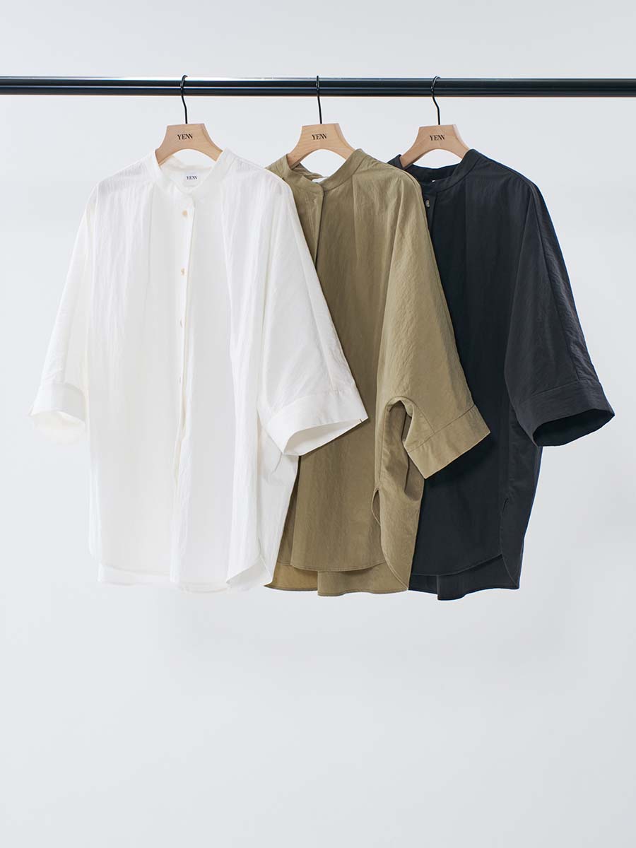 YENN】ラウンドフォームシャツ/Y261-11005