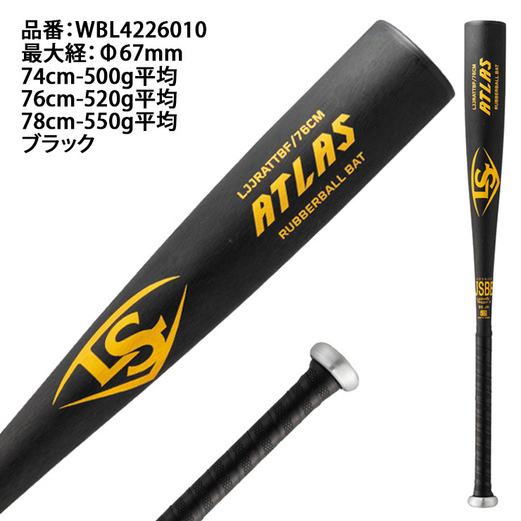 2026モデル】ルイスビルスラッガー 少年軟式 金属バット アトラス