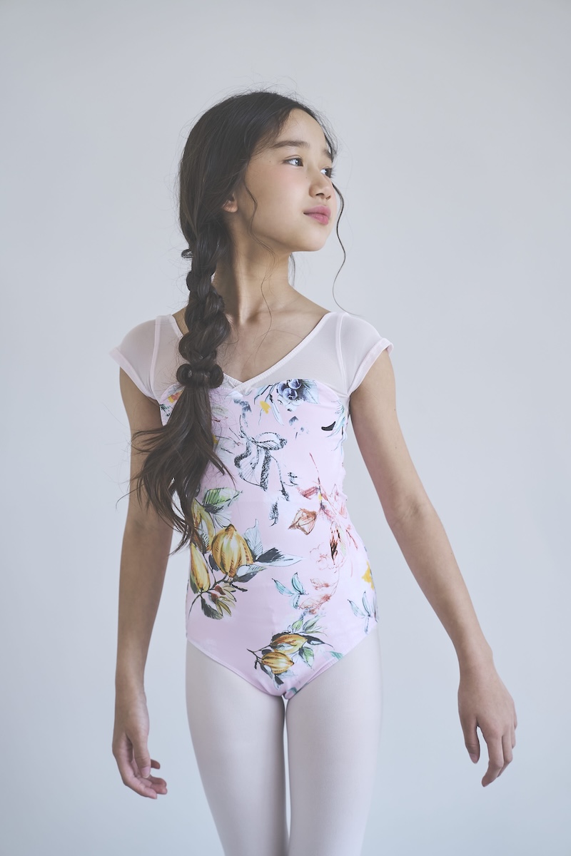 stina / type H half sleeve / Lemon wing pink / kids / girl