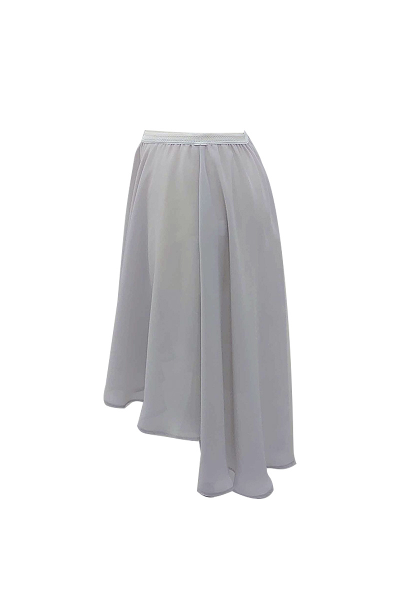 stina / pull-on skirt / light gray