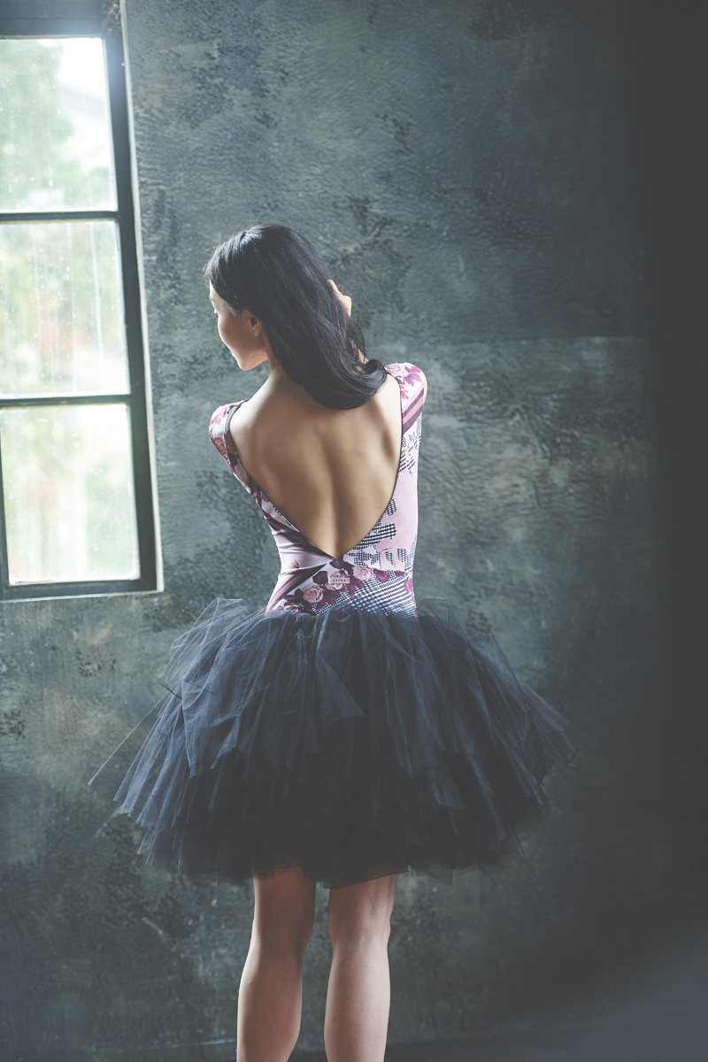 stina / type K boat neck/brown pink