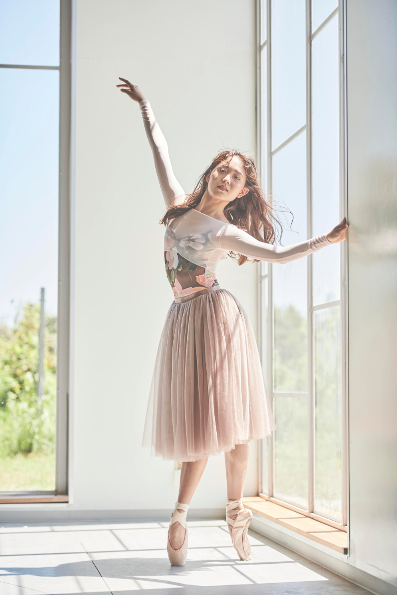 stina / type L long ribbon / magnolia brown