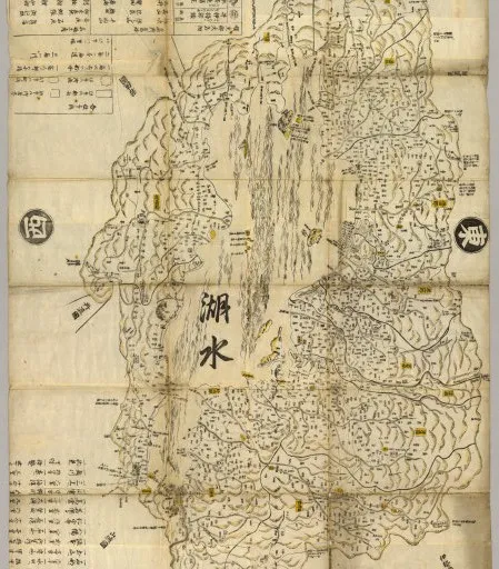 近江国 細見図 | Original map, illustration digital map is Stroly