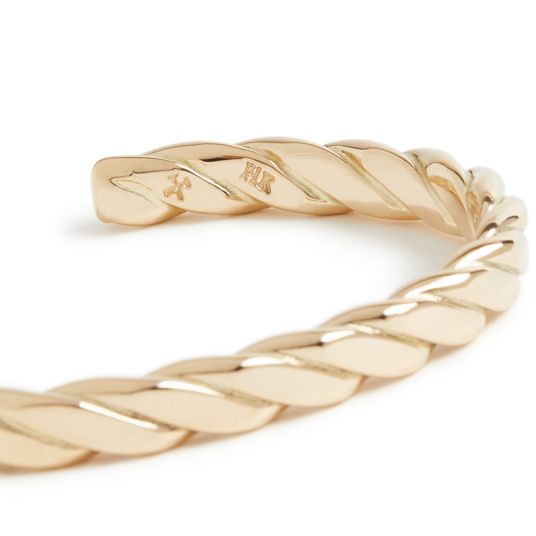 Heavyweight Plait Cuff / Solid Gold – Studebaker Metals