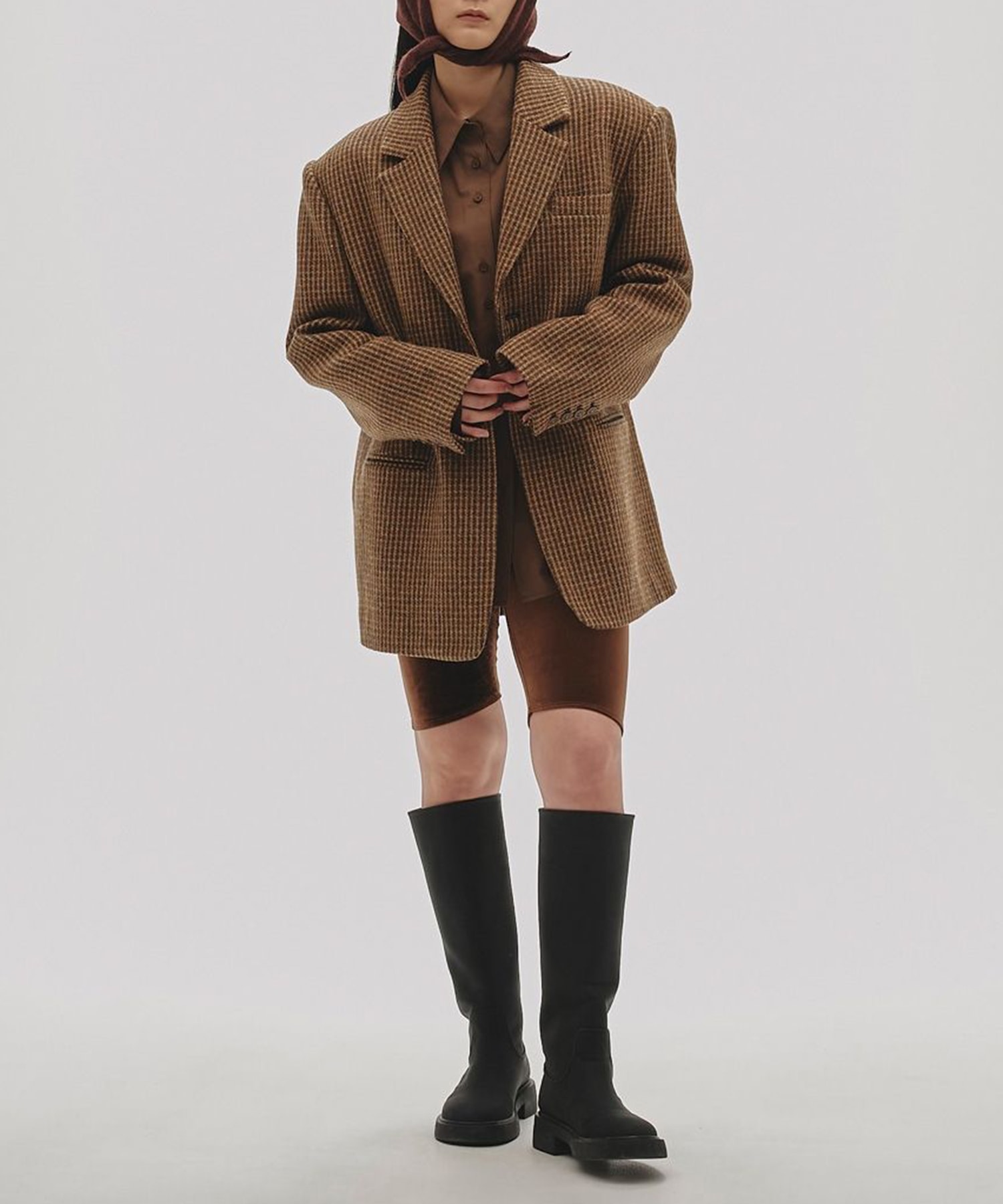 Wool100% Check Jacket(36 CAMEL): TODAYFUL: WOMENS｜ STUDIOUS