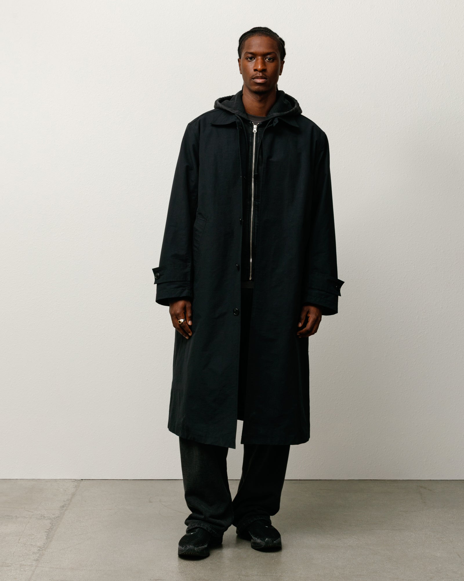 All Season Trench – Black | Outerwear | Stüssy – Stussy AU